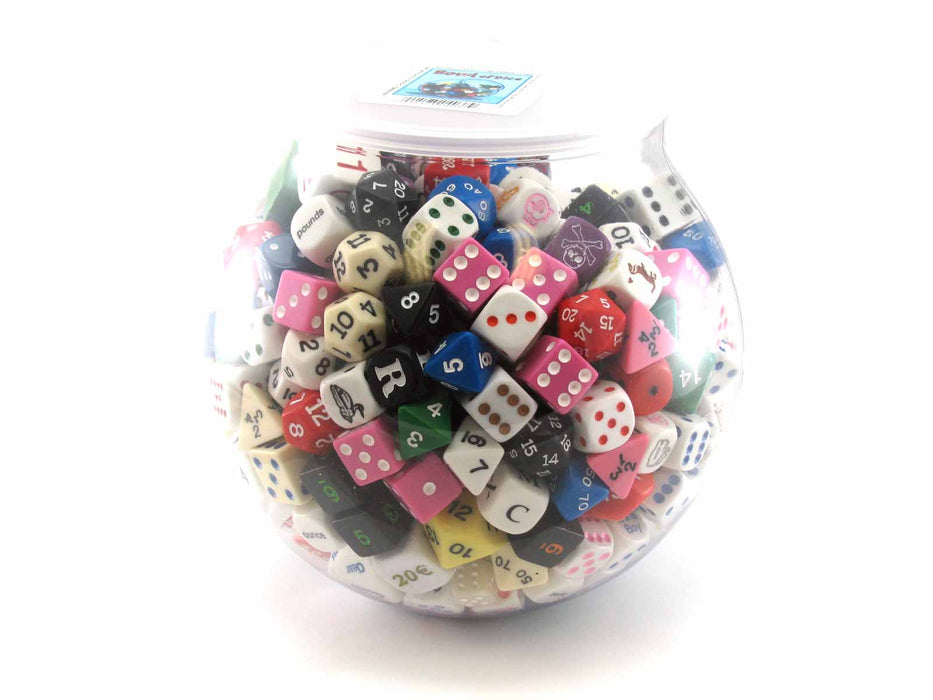 Bowl of Dice Assorted Dice (Roughly 400 Pieces)