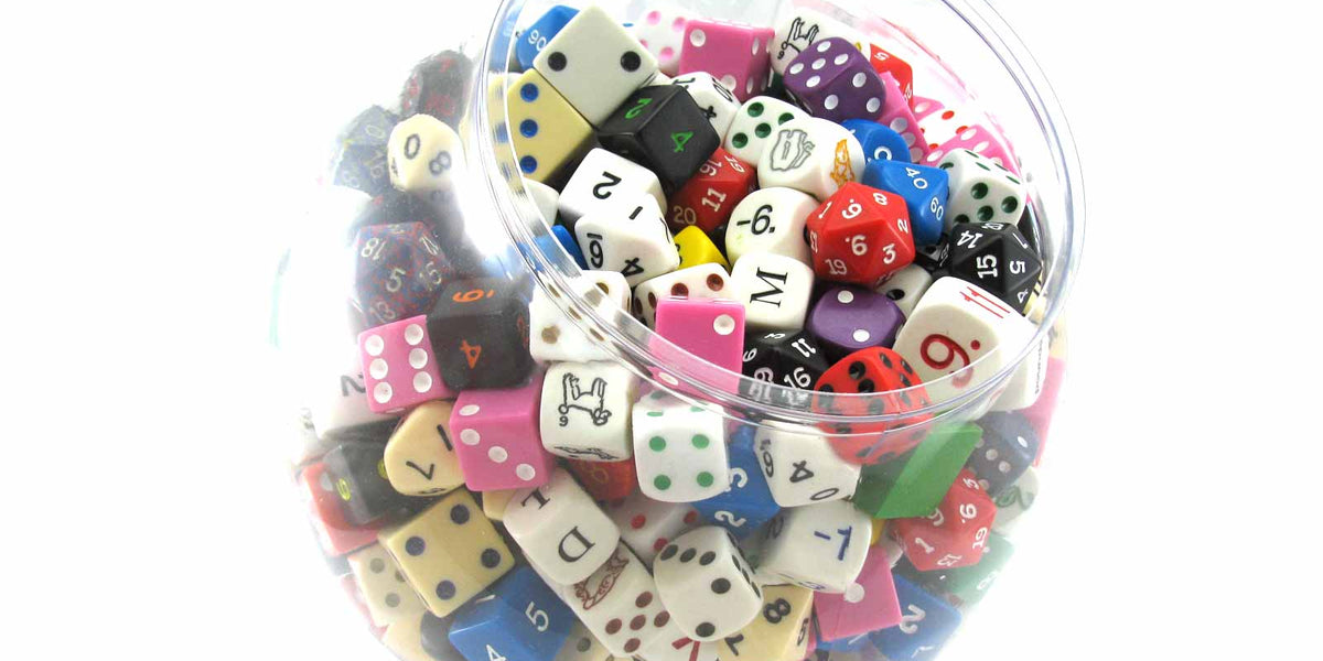 Bowl of Dice Assorted Dice (Roughly 400 Pieces) — Pippd
