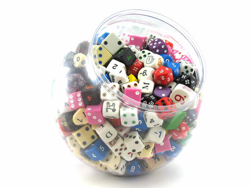Bowl of Dice Assorted Dice (Roughly 400 Pieces)