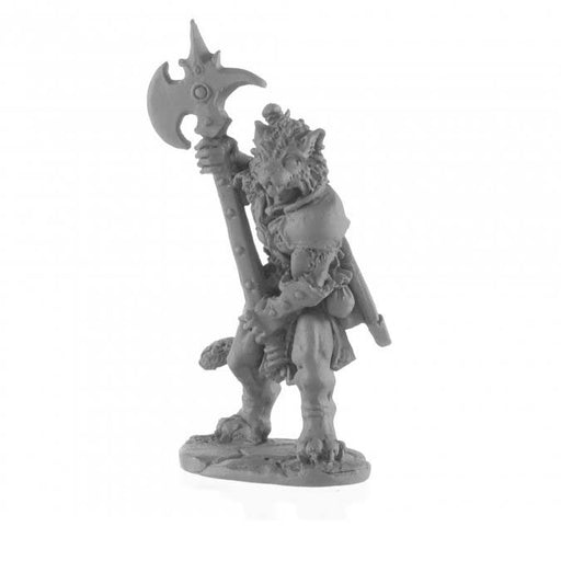 Catfolk Warrior #04050 Dark Heaven Legends Unpainted Metal Figure