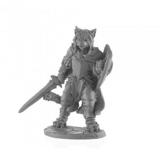 Catfolk Paladin #04051 Dark Heaven Legends Unpainted Metal Figure