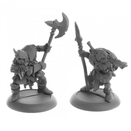 Orc Warriors (2) #04072 Dark Heaven Legends Unpainted Metal Figures