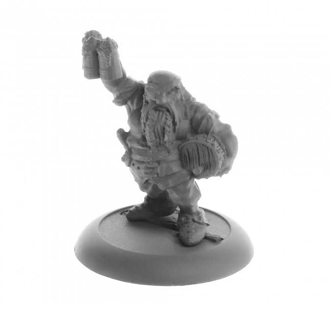 Dwarf Brewmaster, Jalarak Leadbarrels #04073 Dark Heaven Legends Metal Figure
