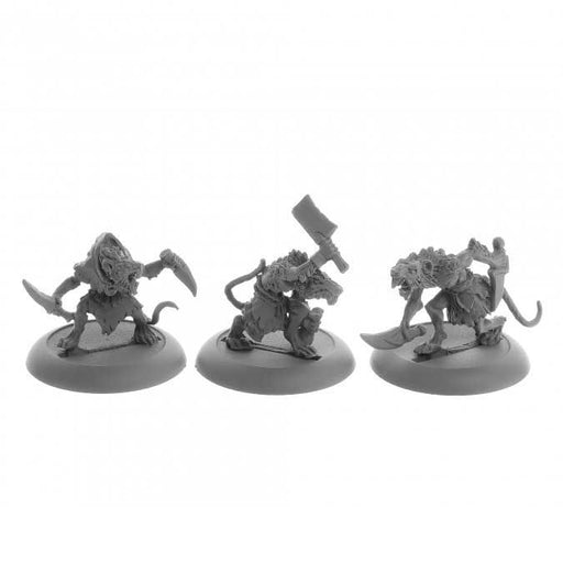 Wererats (3) #04074 Dark Heaven Legends Unpainted Metal Figures