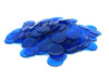 Bag of 250 Plastic 19mm Round Sorting Chip Gaming Accessory - Blue