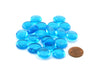 Pack of 20 Life Stone Gaming Glass Stones - Blue