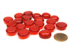 Pack of 20 Life Stone Gaming Glass Stones - Red