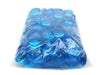 Pack of 100 Life Stone Gaming Glass Stones - Blue