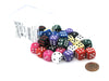 Case of 36 Deluxe Opaque Small 12mm Round Edge Dice - Assorted Colors