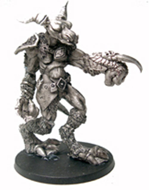 Giant Lizardman Chieftain #06-005 Classic Ral Partha Fantasy RPG Metal Figure
