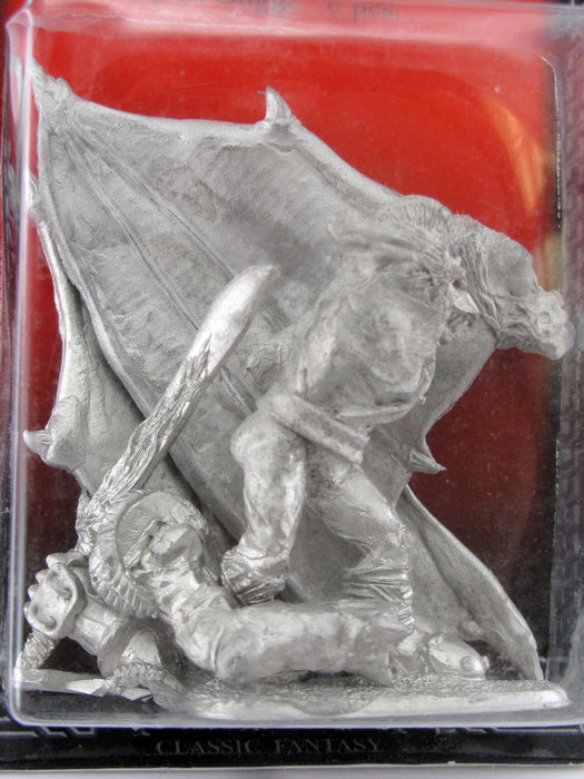 Pit Demon with Whip and Sword 06-011 Classic Ral Partha Fantasy RPG Metal Figure