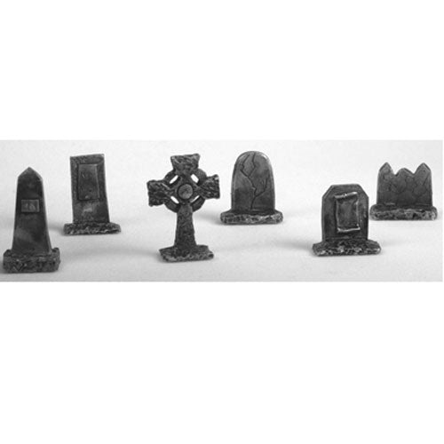 Lost Graveyard Set 1 (6 Tombstones) #06-012 Classic Ral Partha Fantasy Metal