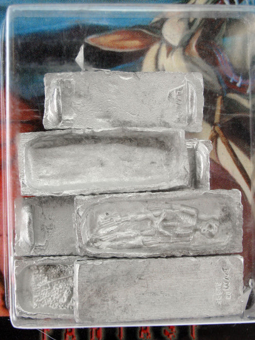 Sarcophagi (4) 2 Empty, 1 Occup, 1 w/ Treasure #06-014 Classic Ral Partha Figure