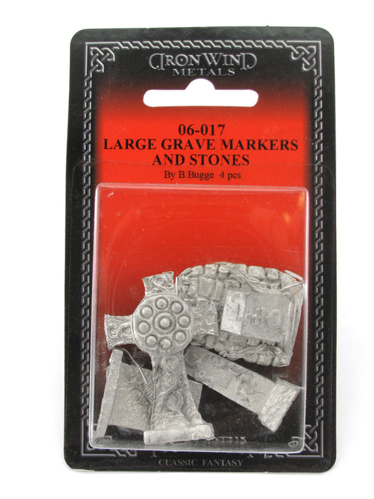 Large Grave Markers and Stones (4) #06-017 Classic Ral Partha Fantasy RPG Figure