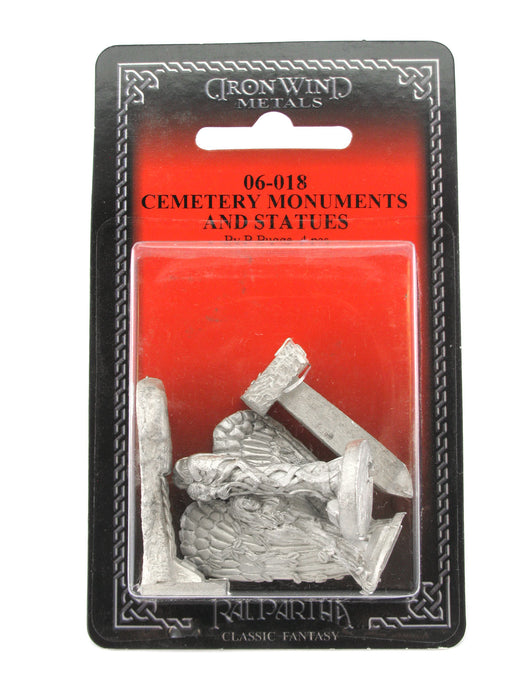 Cemetery Monuments and Statues (4) #06-018 Classic Ral Partha Fantasy RPG Figure