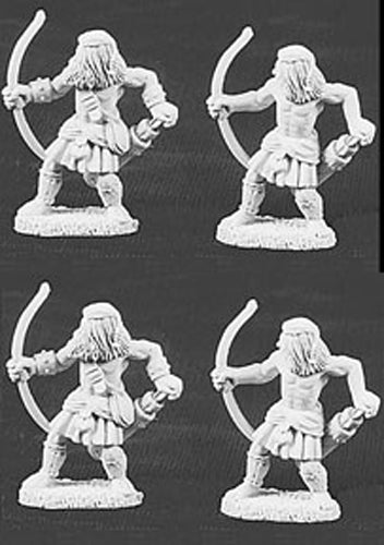 Reaper Miniatures Unpainted Highlander Archers 4P #06007 Dark Heaven Army Pack