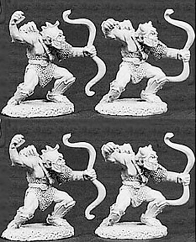 Reaper Miniatures Orc Archers (4 Pieces) #06016 Dark Heaven Legends Army Packs