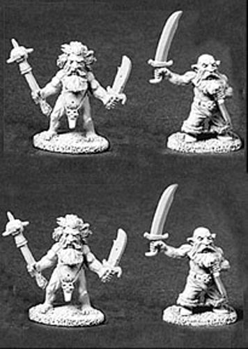 Reaper Miniatures Unpainted Dwarven Swordsmen 4P #06024 Dark Heaven Army Pack