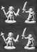 Reaper Miniatures Unpainted Dwarven Swordsmen 4P #06024 Dark Heaven Army Pack
