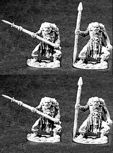 Reaper Miniatures Orc W/Spears (4 Pieces) #06026 Dark Heaven Legends Army Packs
