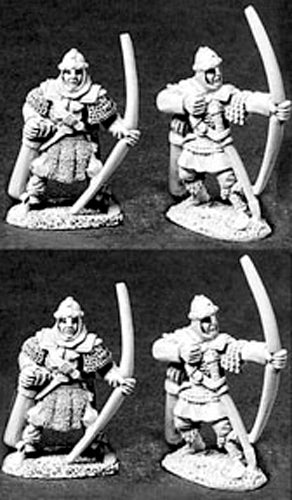 Reaper Miniatures Men At Arms- Anhurain Archers 4 Pcs #06030 Dark Heaven Legends