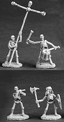 Reaper Miniatures Skeletal Command 4 Pieces 06032 Dark Heaven Legends Army Packs