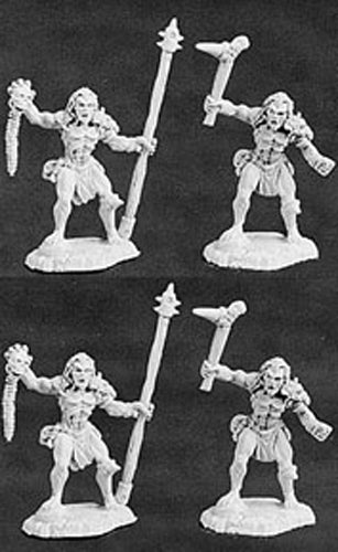Reaper Miniatures Ghouls (4 Pcs) #06035 Dark Heaven Army Packs Unpainted Metal