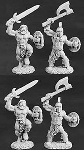 Reaper Miniatures Barbarians 4 Pcs 06037 Dark Heaven Army Packs Unpainted Metal