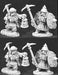 Reaper Miniatures Dwarven Miners 4P 06040 Dark Heaven Army Packs Unpainted Mini