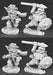 Reaper Miniatures 4 Dwarven Spearmen 06041 Dark Heaven Army Pack Unpainted Mini