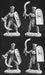 Reaper Miniatures Mummy Tomb Guardians 4 Pieces #06059 Dark Heaven Legends Army