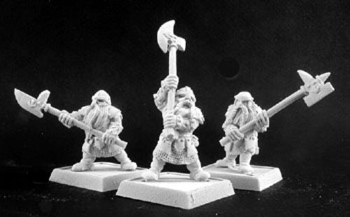 Reaper Miniatures Halberdiers (9), Dwarf Grunt 06113 Warlord Army Pack Unpainted