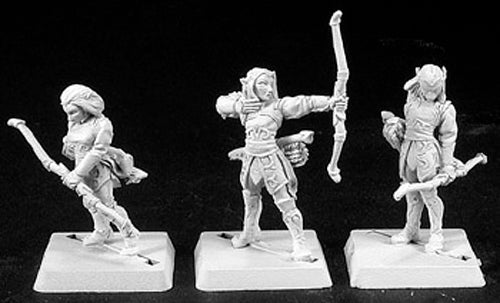 Reaper Miniatures Vale Archers (8) Elven Adept 06119 Warlord Army Pack Unpainted