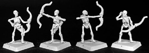 Skeletal Archers (9), Necropolis Adept #06131 Warlord Army Unpainted