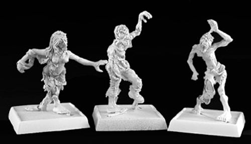 Reaper Miniatures Zombies (9) Necro Adept 06135 Warlord Army Pack Unpainted Mini