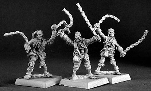 Reaper Miniatures Chain Gang (9), Razig Adept #06151 Warlord Army Pack Unpainted