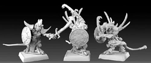 Reaper Miniatures Reptus Warriors (7), Reptus Grunt 06159 Warlord Army Unpainted