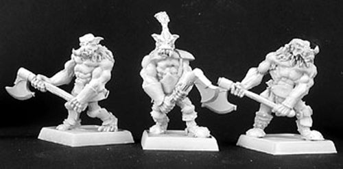 Reaper Miniatures Orc Bersekers (7), Reven Adept #06163 Warlord Army Unpainted