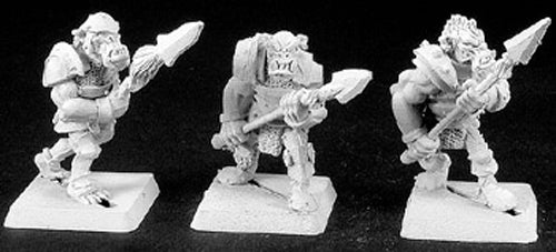 Reaper Miniatures Bull Orcs Hunters (9) Reven Grunt 06165 Warlord Army Unpainted