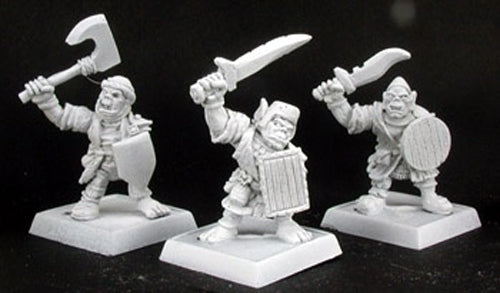 Reaper Miniatures Goblin Warriors (9) Reven Grunt #06167 Warlord Army Unpainted
