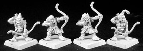 Reaper Miniatures Goblin Skeeters (9), Reven Adept #06170 Warlord Army Unpainted