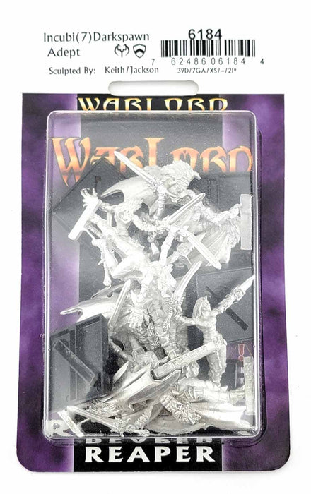 Reaper Miniatures Darkspawn Incubi (7) #06184 Warlord Army Pack Unpainted Mini