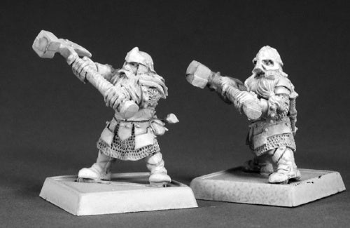 Reaper Miniatures Dwarf Kneebreakers (9) #06196 Warlord Army Pack Unpainted Mini