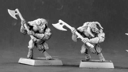 Reaper Miniatures Satyr Warriors (9) #06214 Warlord Army Pack Unpainted D&D Mini