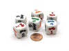 Train Dice Game 6 Dice Set with Travel Tube and Instructions