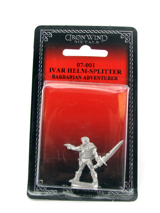 Ivar Helmsplitter Barbarian Adventurer #07-001 Classic Ral Partha Fantasy Mini