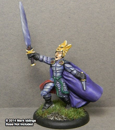 Adrol Elf Warrior-King #07-009 Classic Ral Partha Fantasy RPG Metal Figure