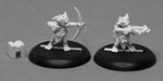 Reaper Miniatures Dungeon Dwellers Kobold Archers (2 Pcs) #07021 Unpainted Metal