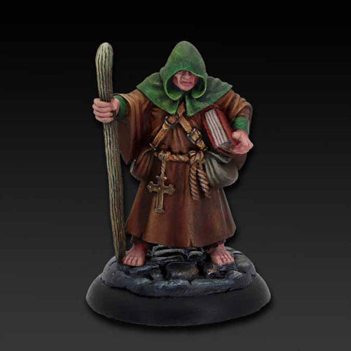 Dungeon Dwellers Human Monk, Brother Hammond #07027 Unpainted Metal Figure