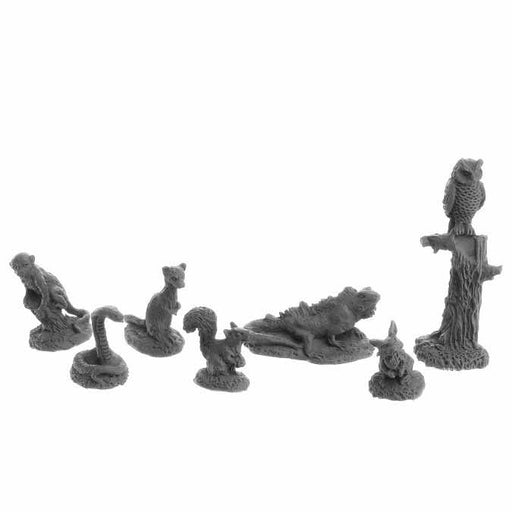 Dungeon Dwellers Familars 2 #07049 Bones USA Unpainted Plastic Figures